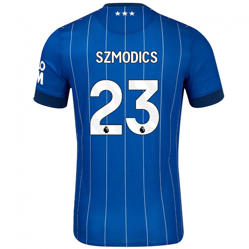 Kandiny Kinder Sammie Szmodics #23 Marineblau Heimtrikot Trikot 2024/25 T-Shirt