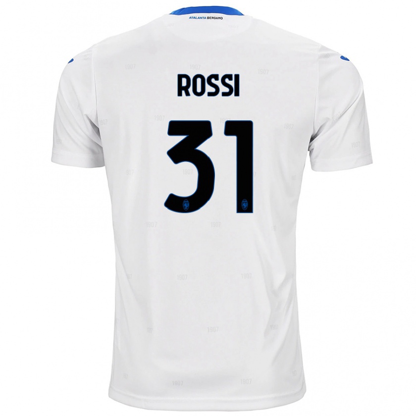 Kandiny Kinder Francesco Rossi #31 Weiß Auswärtstrikot Trikot 2024/25 T-Shirt