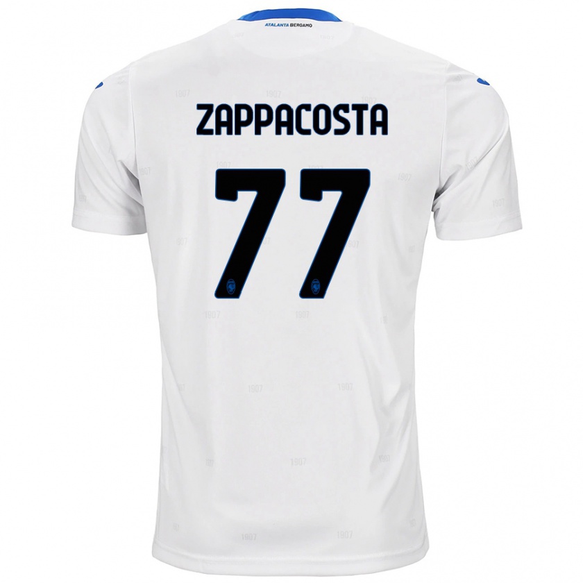 Kandiny Kinder Davide Zappacosta #77 Weiß Auswärtstrikot Trikot 2024/25 T-Shirt