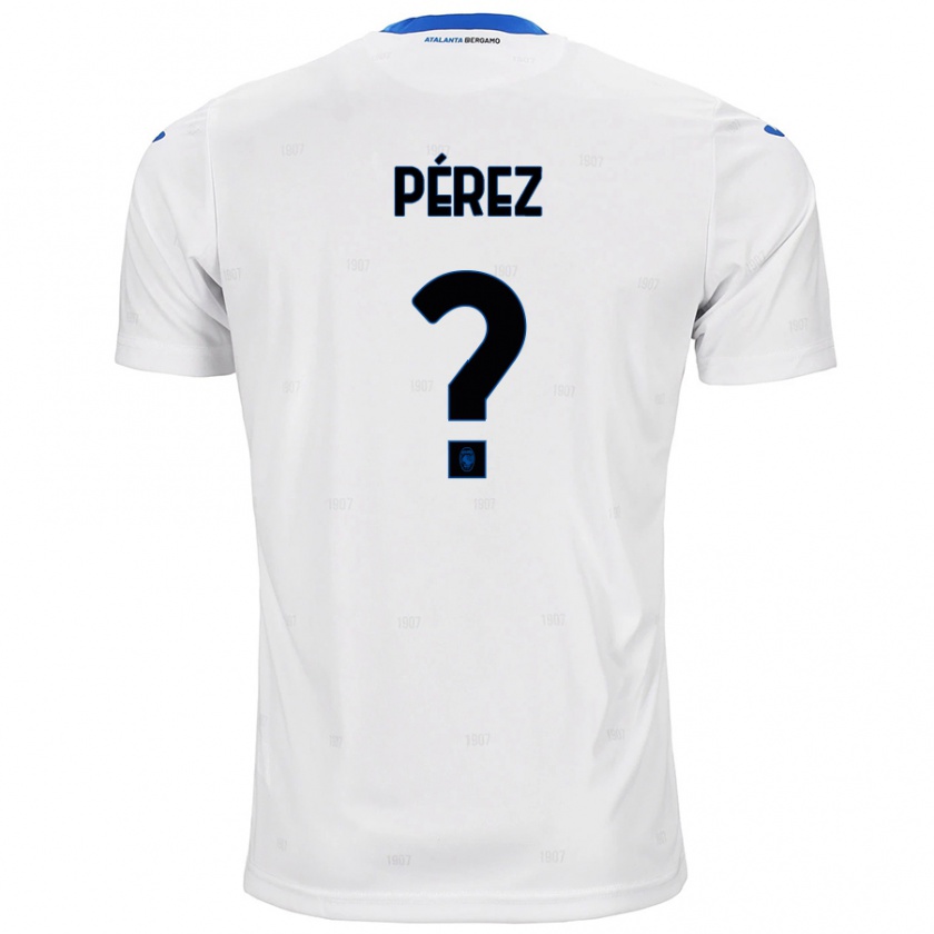 Kandiny Kinder David Pérez #0 Weiß Auswärtstrikot Trikot 2024/25 T-Shirt