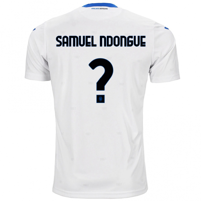 Kandiny Kinder Frederick Samuel Ndongue #0 Weiß Auswärtstrikot Trikot 2024/25 T-Shirt