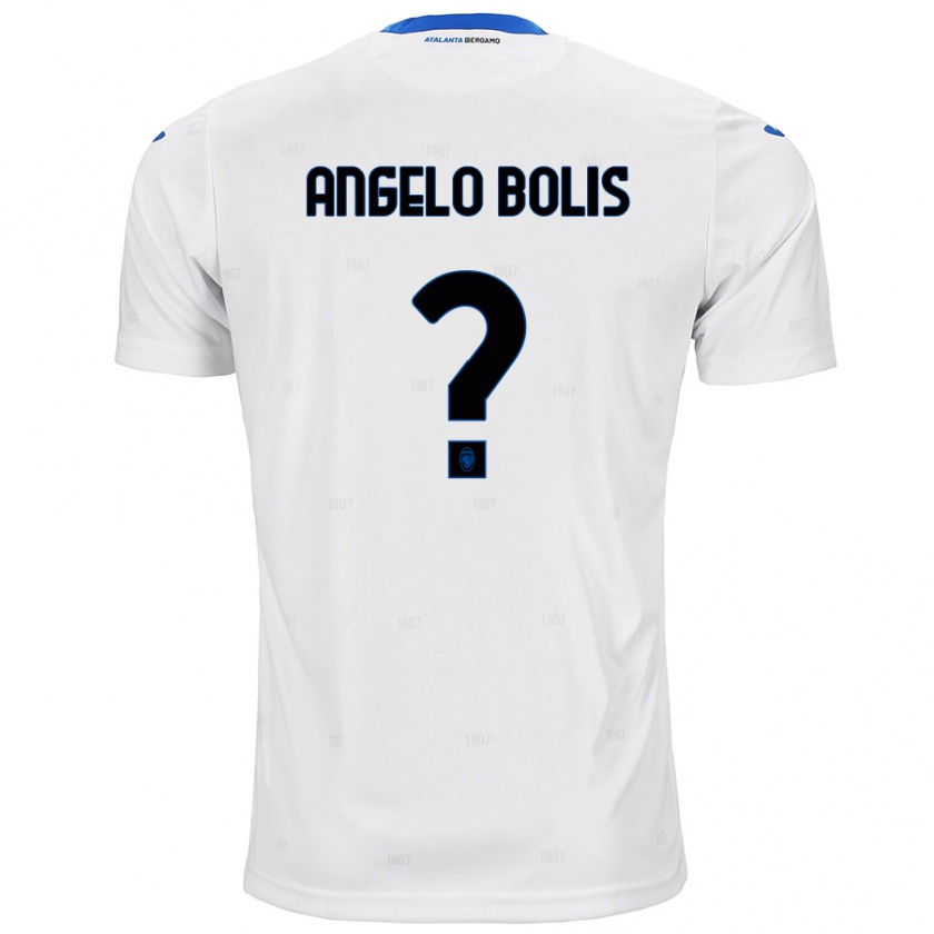 Kandiny Kinder Tommaso Angelo Bolis #0 Weiß Auswärtstrikot Trikot 2024/25 T-Shirt