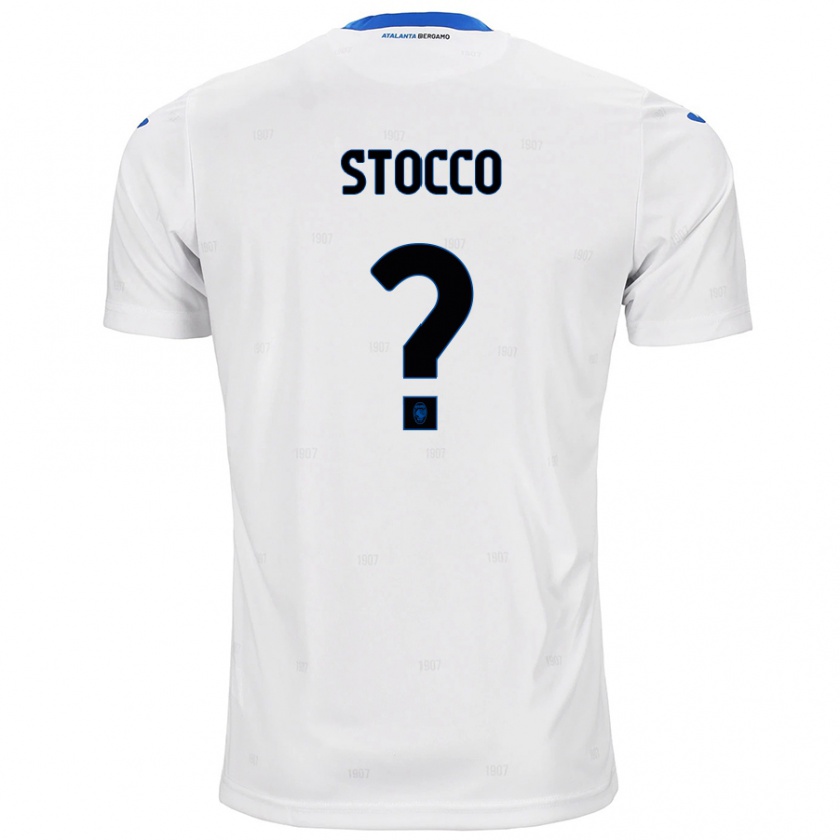 Kandiny Kinder Pietro Stocco #0 Weiß Auswärtstrikot Trikot 2024/25 T-Shirt