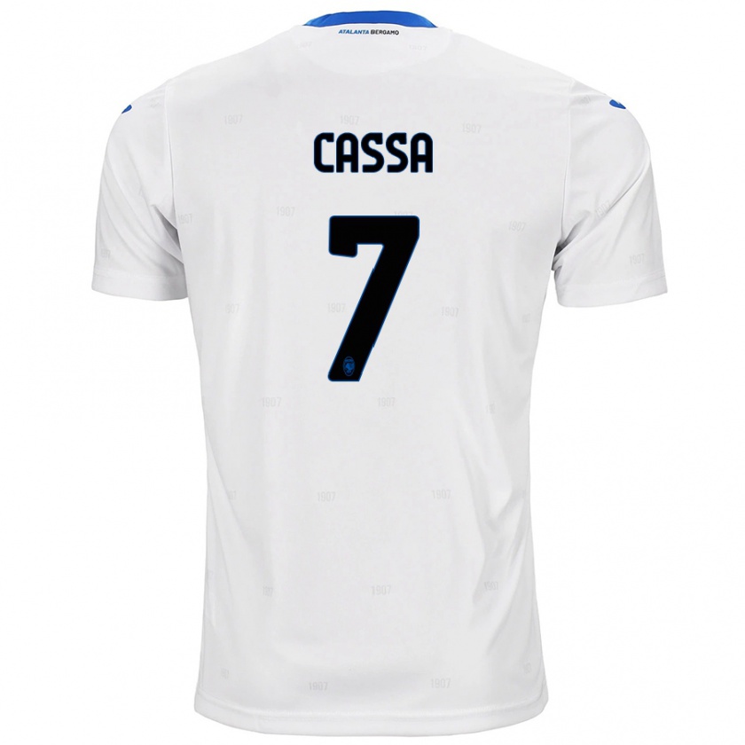 Kandiny Kinder Federico Cassa #7 Weiß Auswärtstrikot Trikot 2024/25 T-Shirt