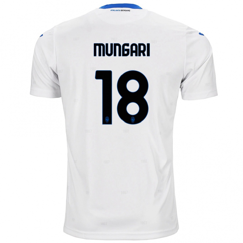 Kandiny Kinder Giuseppe Mungari #18 Weiß Auswärtstrikot Trikot 2024/25 T-Shirt