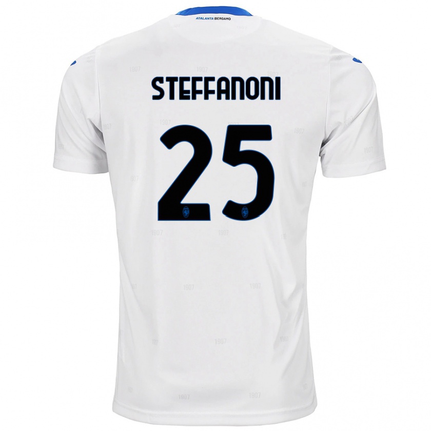 Kandiny Kinder Federico Steffanoni #25 Weiß Auswärtstrikot Trikot 2024/25 T-Shirt