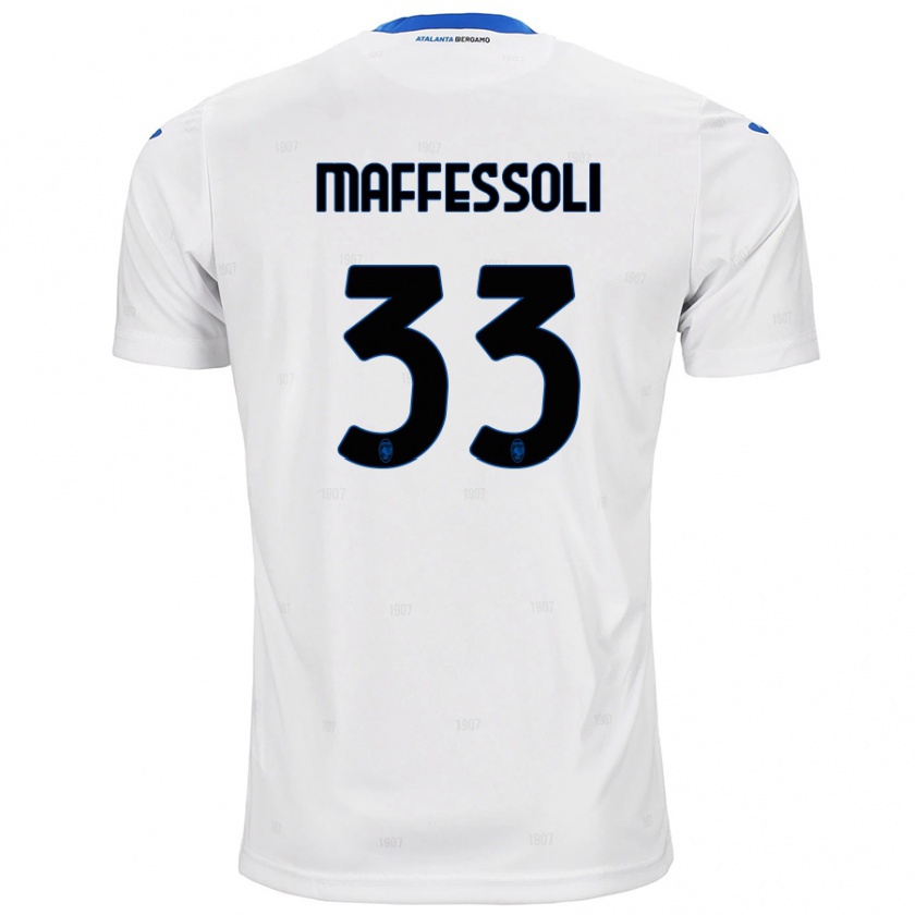 Kandiny Kinder Manuel Maffessoli #33 Weiß Auswärtstrikot Trikot 2024/25 T-Shirt