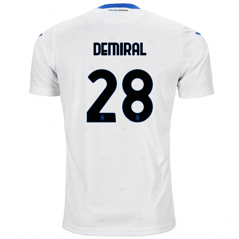 Kandiny Kinder Merih Demiral #28 Weiß Auswärtstrikot Trikot 2024/25 T-Shirt