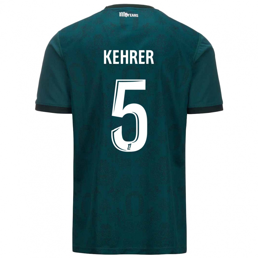 Kandiny Kinder Thilo Kehrer #5 Dunkelgrün Auswärtstrikot Trikot 2024/25 T-Shirt