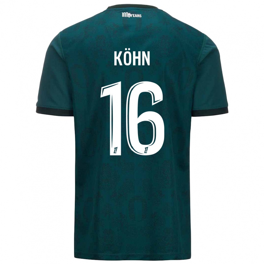 Kandiny Kinder Philipp Köhn #16 Dunkelgrün Auswärtstrikot Trikot 2024/25 T-Shirt