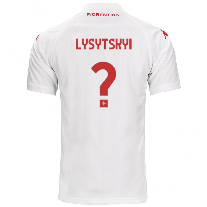 Kandiny Kinder Andriy Lysytskyi #0 Weiß Auswärtstrikot Trikot 2024/25 T-Shirt