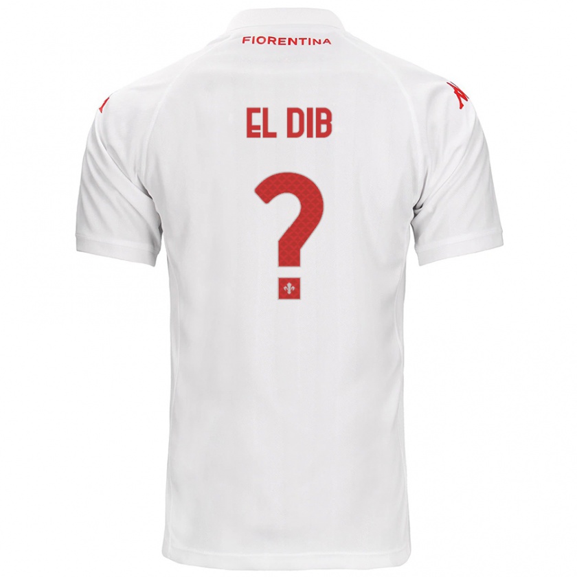 Kandiny Kinder Karim El Dib #0 Weiß Auswärtstrikot Trikot 2024/25 T-Shirt