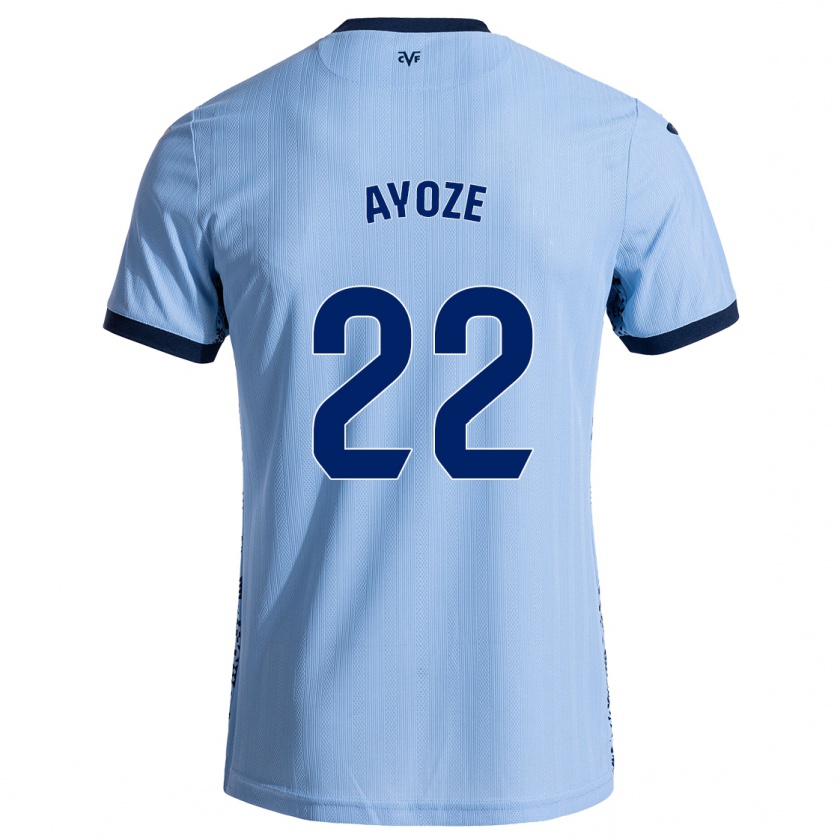 Kandiny Kinder Ayoze Pérez #22 Himmelblau Auswärtstrikot Trikot 2024/25 T-Shirt