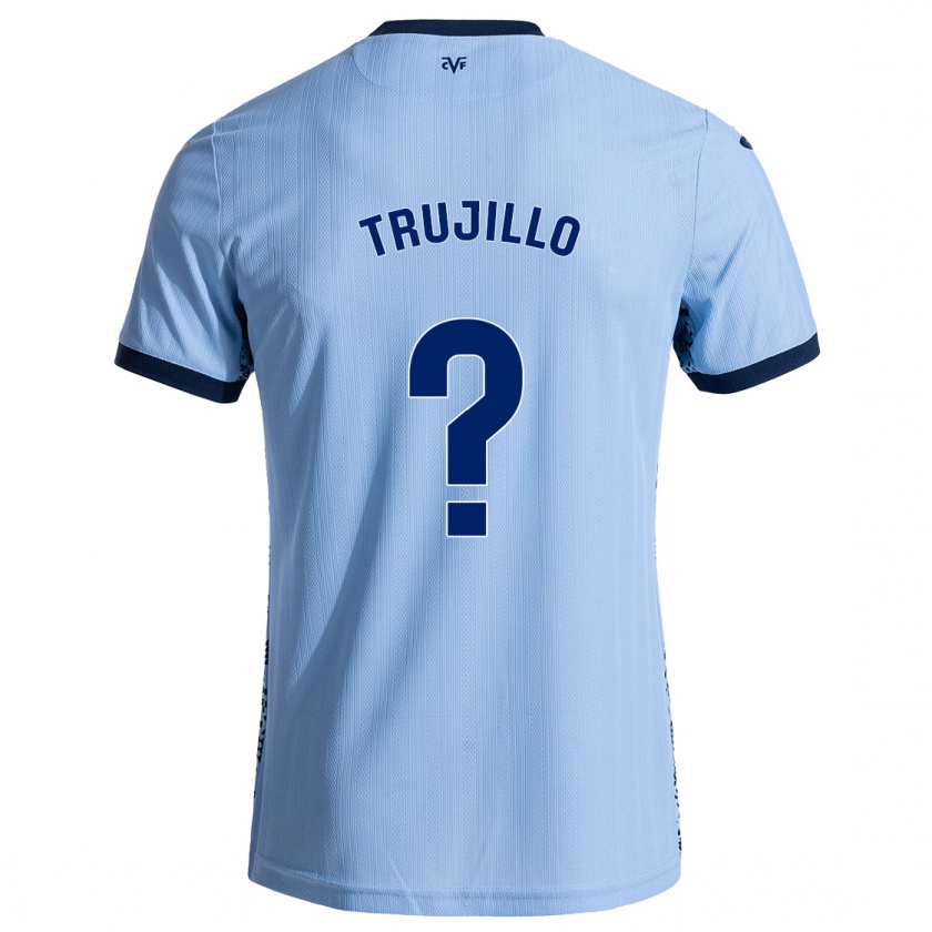 Kandiny Kinder Jairo Trujillo #0 Himmelblau Auswärtstrikot Trikot 2024/25 T-Shirt