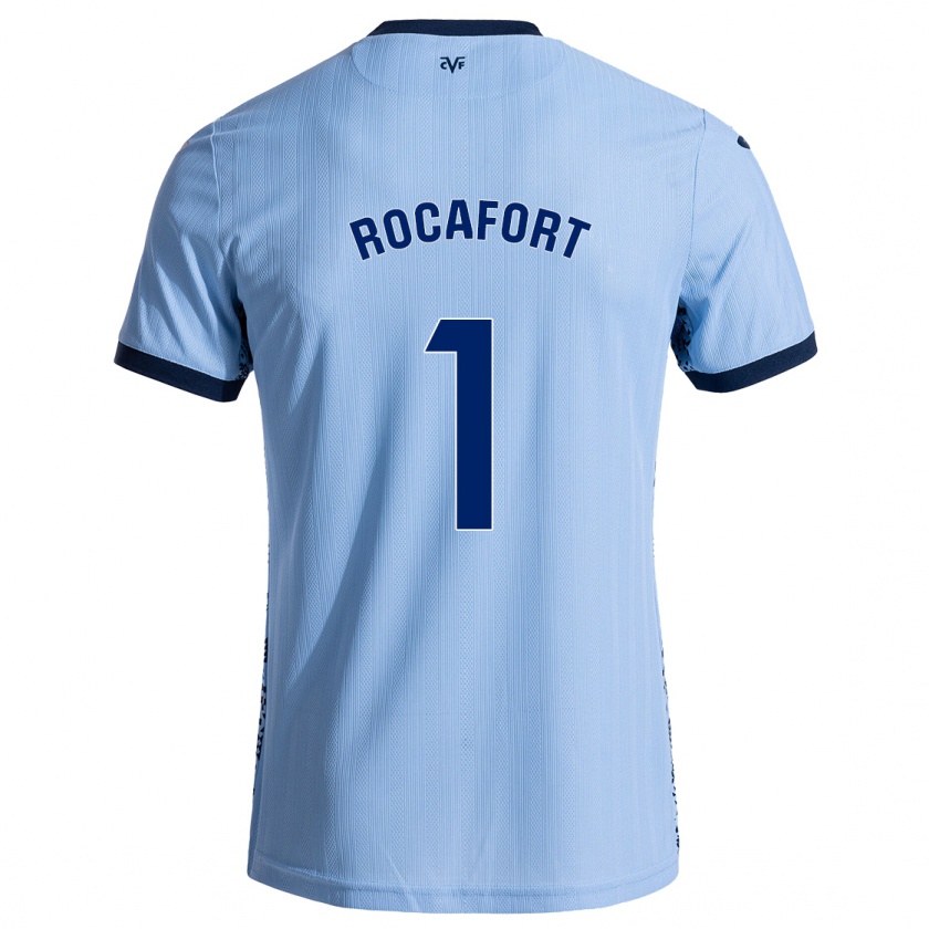 Kandiny Kinder Rodrigo Rocafort #1 Himmelblau Auswärtstrikot Trikot 2024/25 T-Shirt