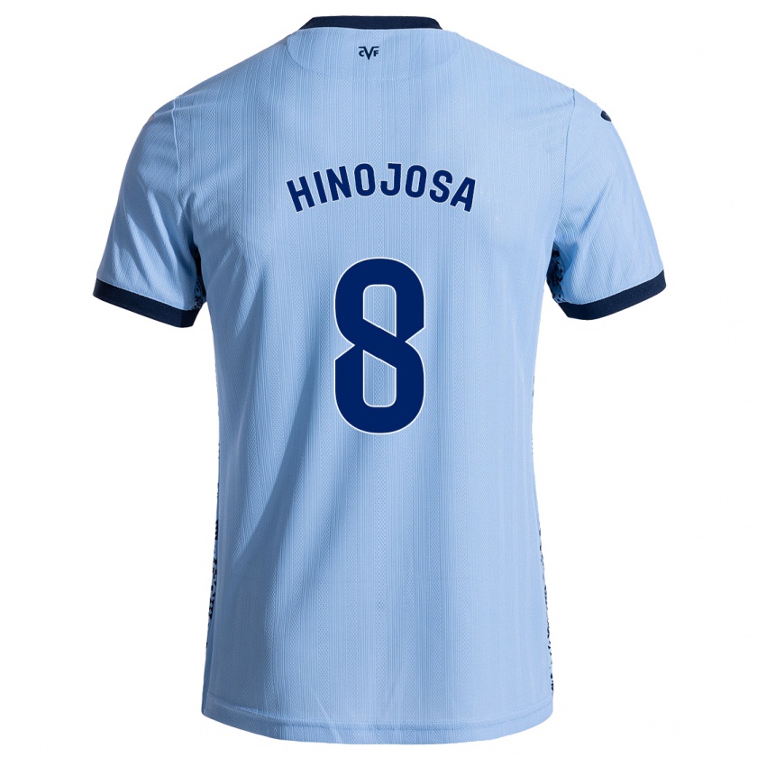 Kandiny Kinder Sergio Hinojosa #8 Himmelblau Auswärtstrikot Trikot 2024/25 T-Shirt