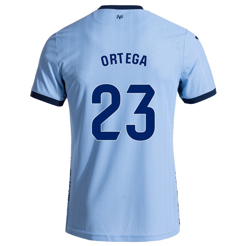 Kandiny Kinder Jordi Ortega #23 Himmelblau Auswärtstrikot Trikot 2024/25 T-Shirt