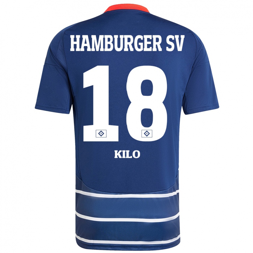 Kandiny Kinder Jesse Kilo #18 Dunkelblau Auswärtstrikot Trikot 2024/25 T-Shirt