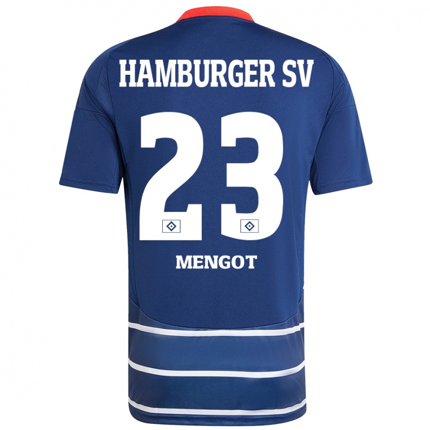 Kandiny Kinder Ayukayoh Mengot #23 Dunkelblau Auswärtstrikot Trikot 2024/25 T-Shirt