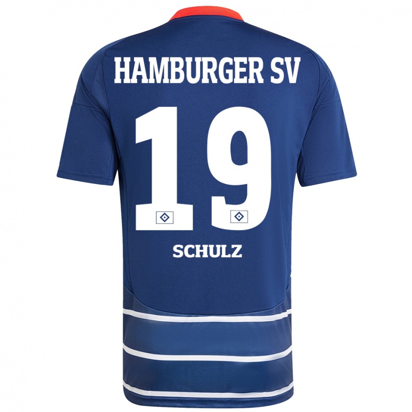 Kandiny Kinder Victoria Schulz #19 Dunkelblau Auswärtstrikot Trikot 2024/25 T-Shirt