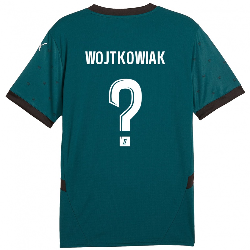 Kandiny Kinder Valentin Wojtkowiak #0 Dunkelgrün Auswärtstrikot Trikot 2024/25 T-Shirt