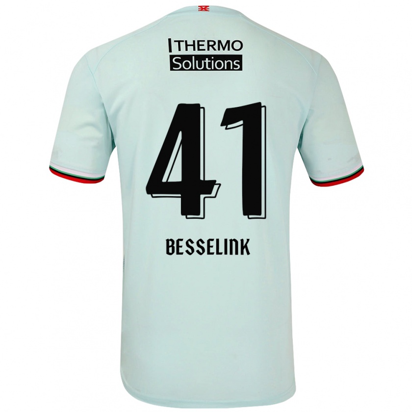 Kandiny Kinder Gijs Besselink #41 Hellgrün Auswärtstrikot Trikot 2024/25 T-Shirt