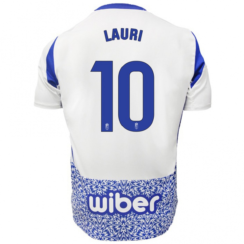 Kandiny Kinder Lauri #10 Weiß Blau Auswärtstrikot Trikot 2024/25 T-Shirt