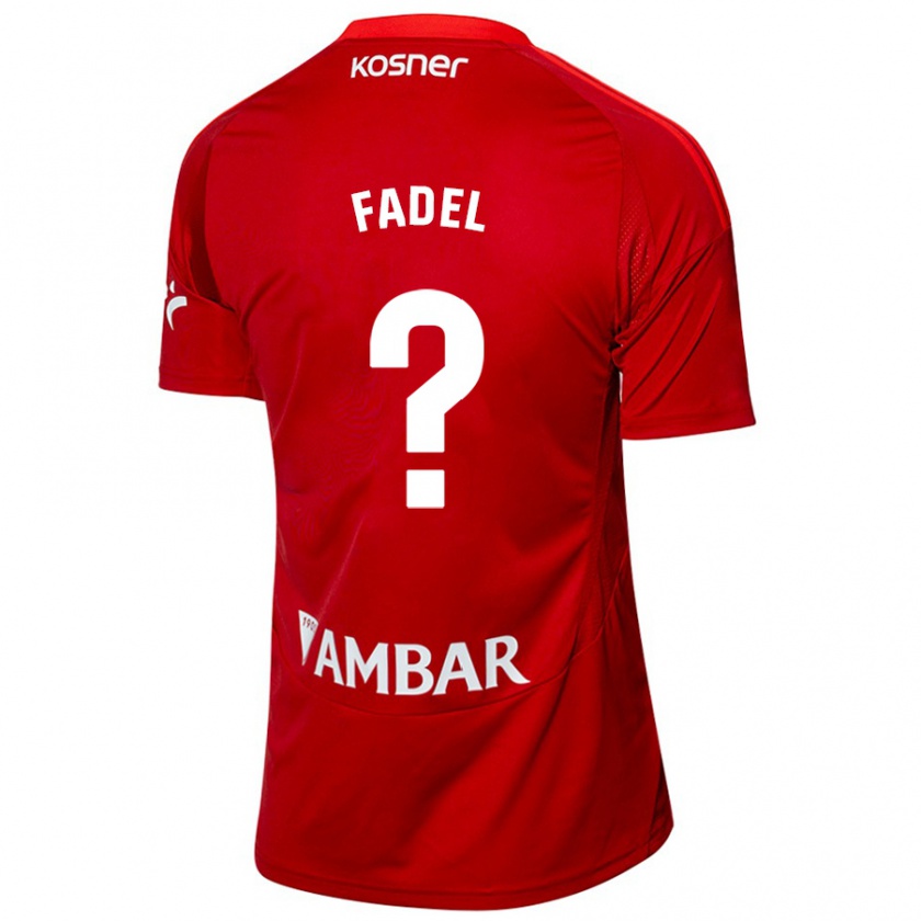 Kandiny Kinder Ismael Fadel #0 Weiß Blau Auswärtstrikot Trikot 2024/25 T-Shirt