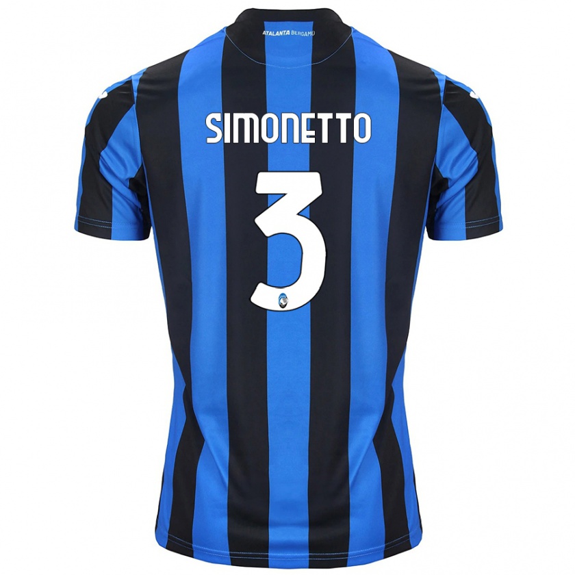 Kandiny Herren Federico Simonetto #3 Blau Schwarz Heimtrikot Trikot 2024/25 T-Shirt