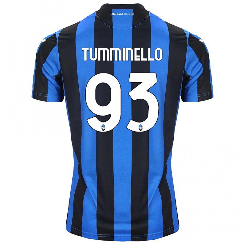 Kandiny Herren Marco Tumminello #93 Blau Schwarz Heimtrikot Trikot 2024/25 T-Shirt