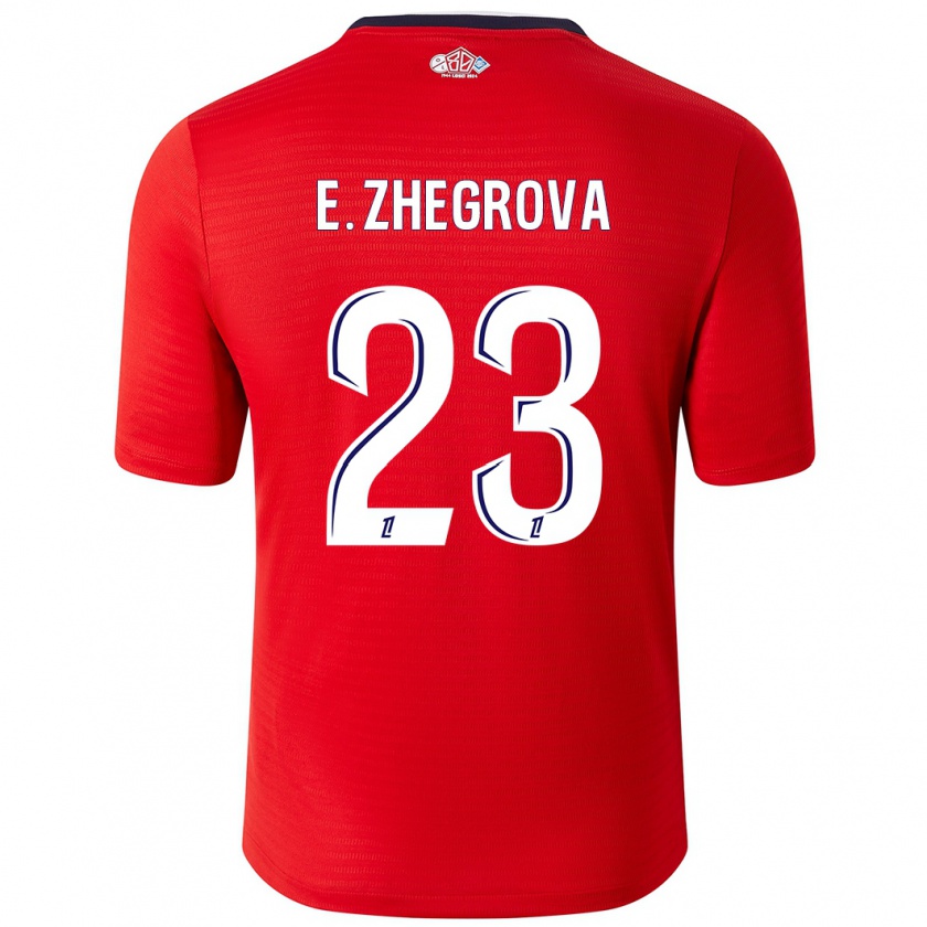 Kandiny Herren Edon Zhegrova #23 Rot Weiß Heimtrikot Trikot 2024/25 T-Shirt