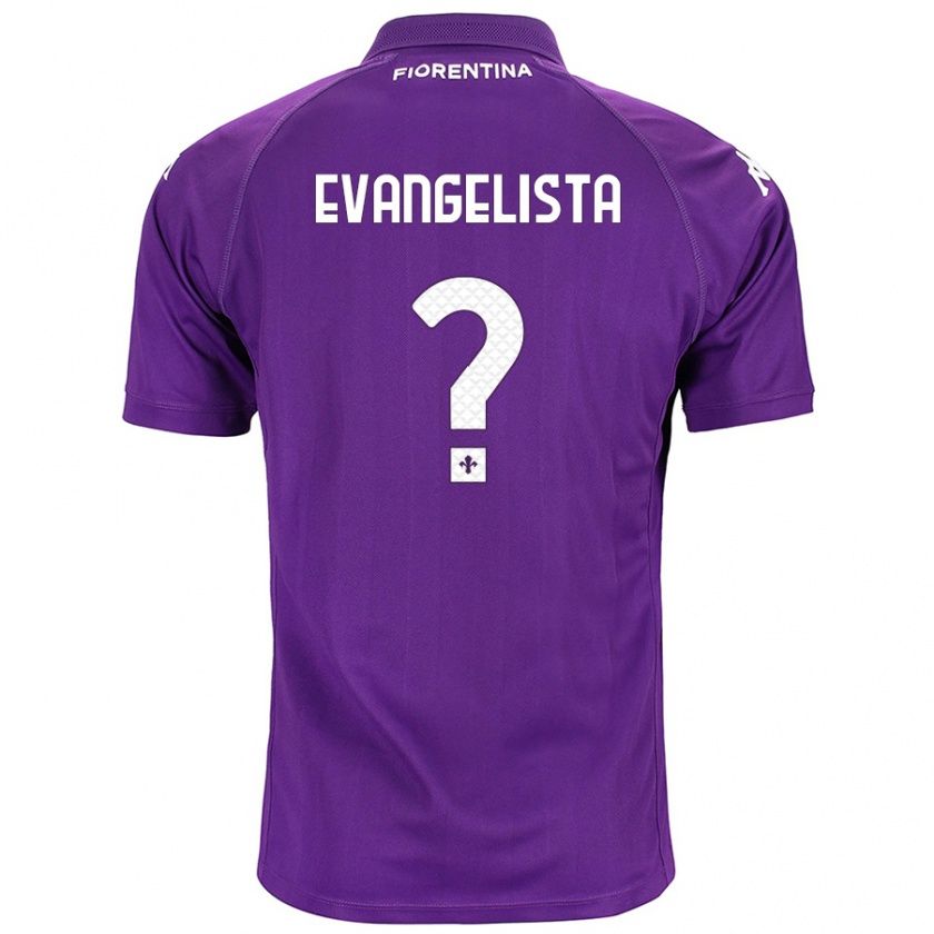 Kandiny Herren Carlo Evangelista #0 Violett Heimtrikot Trikot 2024/25 T-Shirt