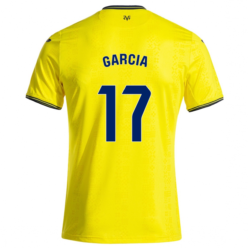 Kandiny Herren Rocío García #17 Gelb Schwarz Heimtrikot Trikot 2024/25 T-Shirt