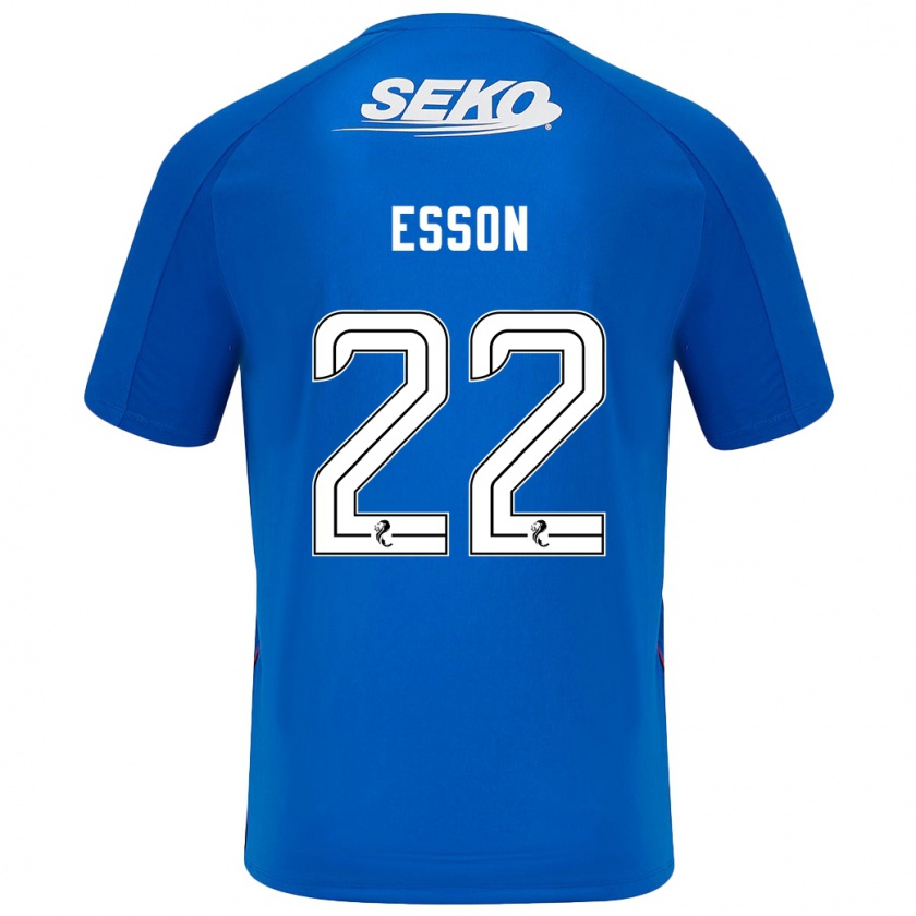 Kandiny Herren Victoria Esson #22 Dunkelblau Heimtrikot Trikot 2024/25 T-Shirt