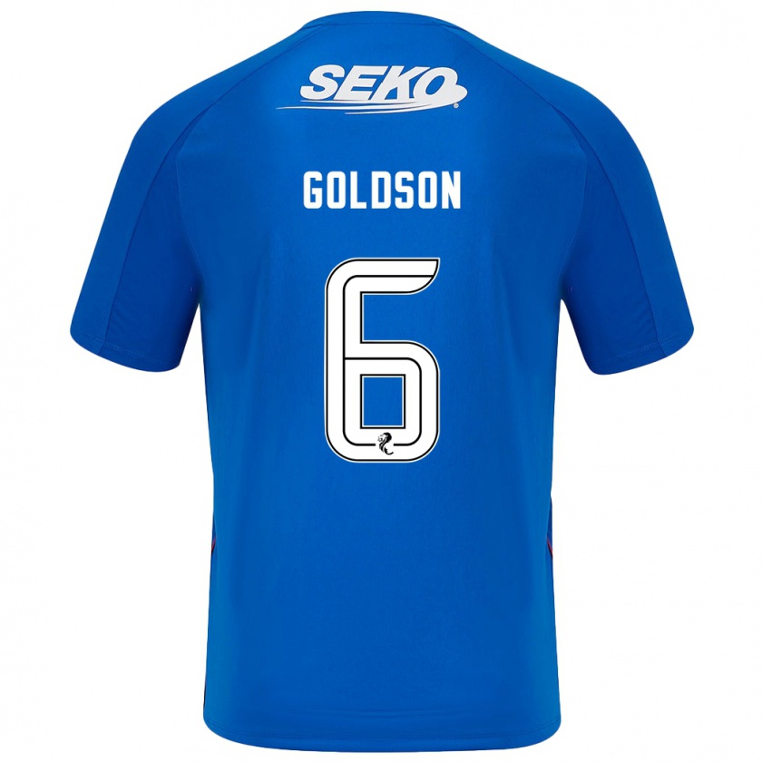 Kandiny Herren Connor Goldson #6 Dunkelblau Heimtrikot Trikot 2024/25 T-Shirt