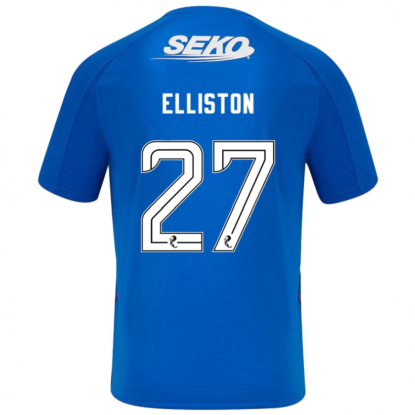 Kandiny Herren Maddie Elliston #27 Dunkelblau Heimtrikot Trikot 2024/25 T-Shirt