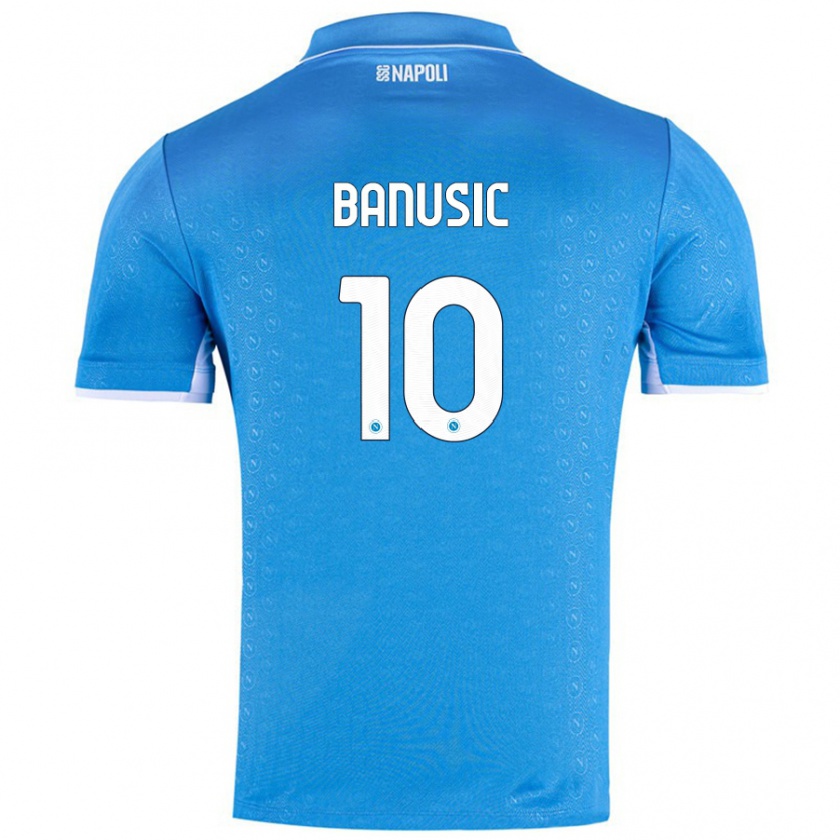 Kandiny Herren Marija Banušić #10 Himmelblau Heimtrikot Trikot 2024/25 T-Shirt