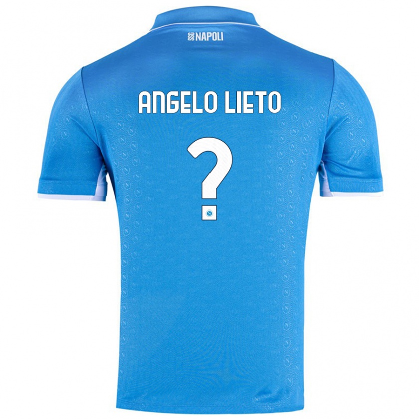 Kandiny Herren Angelo Lieto #0 Himmelblau Heimtrikot Trikot 2024/25 T-Shirt