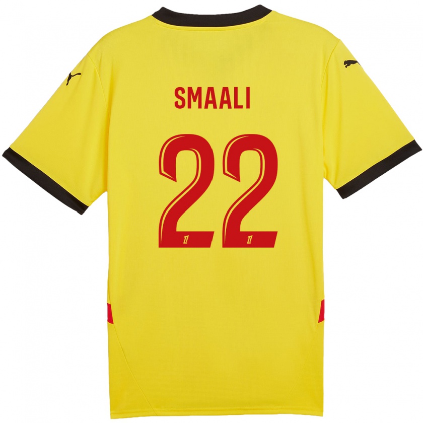 Kandiny Herren Emma Smaali #22 Gelb Rot Heimtrikot Trikot 2024/25 T-Shirt