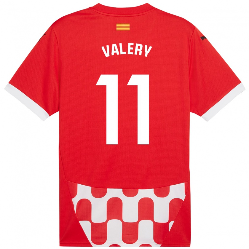 Kandiny Herren Valery Fernández #11 Rot Weiß Heimtrikot Trikot 2024/25 T-Shirt