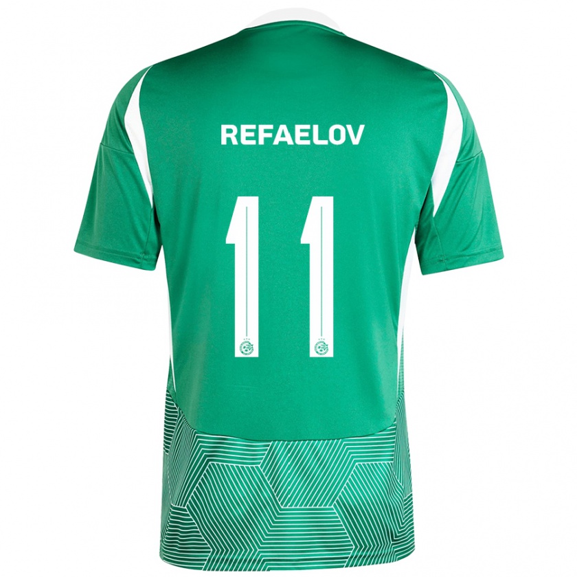 Kandiny Herren Lior Refaelov #11 Grün Weiß Heimtrikot Trikot 2024/25 T-Shirt