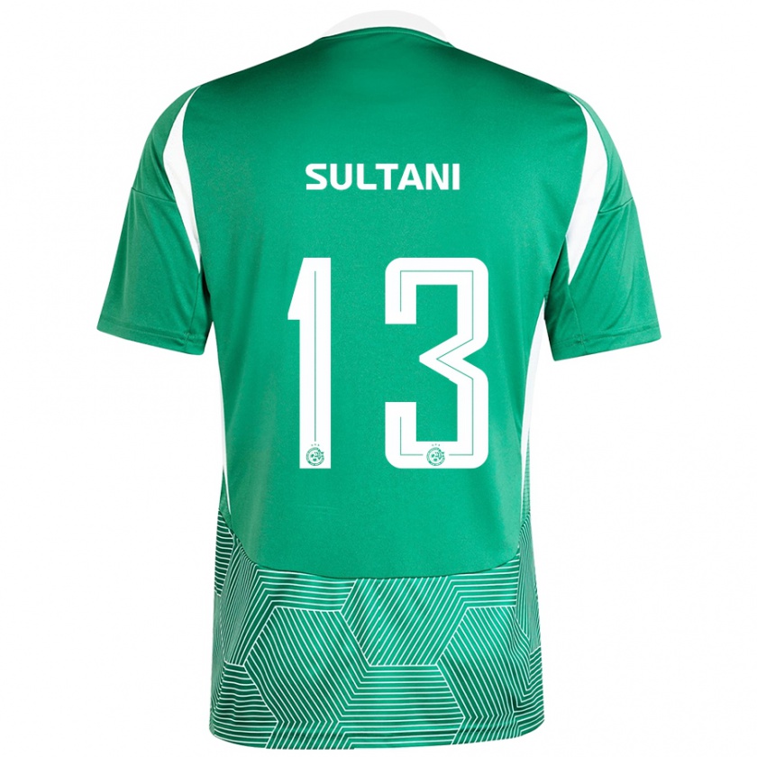 Kandiny Herren Tomás Sultani #13 Grün Weiß Heimtrikot Trikot 2024/25 T-Shirt