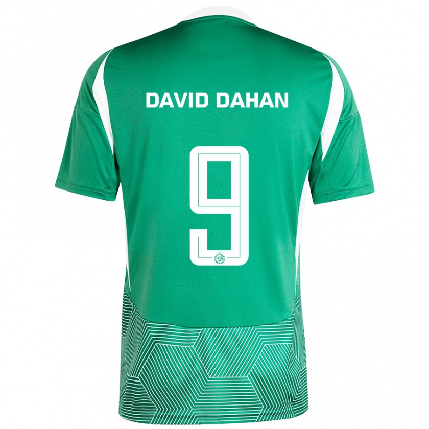 Kandiny Herren Omer David Dahan #9 Grün Weiß Heimtrikot Trikot 2024/25 T-Shirt