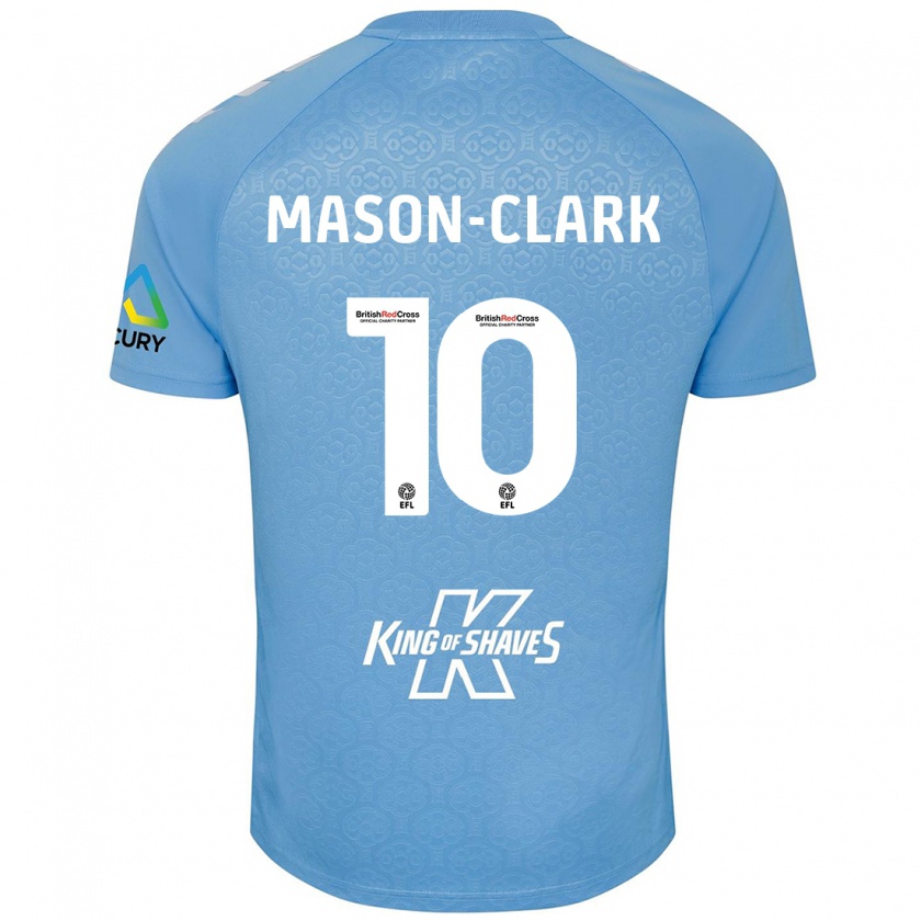 Kandiny Herren Ephron Mason-Clark #10 Blau Weiß Heimtrikot Trikot 2024/25 T-Shirt