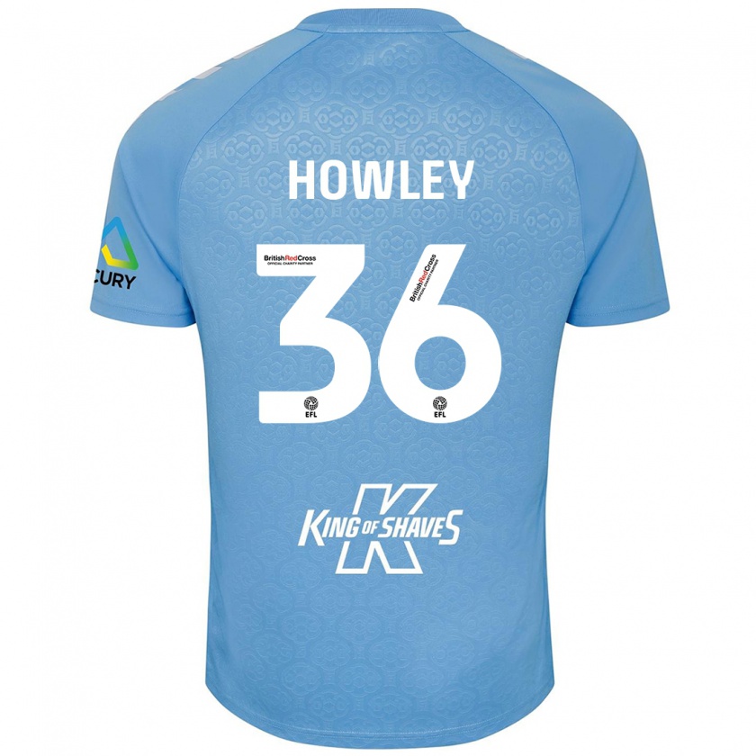 Kandiny Herren Ryan Howley #36 Blau Weiß Heimtrikot Trikot 2024/25 T-Shirt