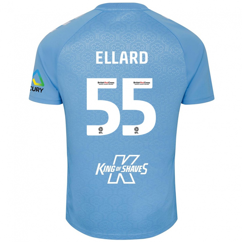 Kandiny Herren Aston Ellard #55 Blau Weiß Heimtrikot Trikot 2024/25 T-Shirt