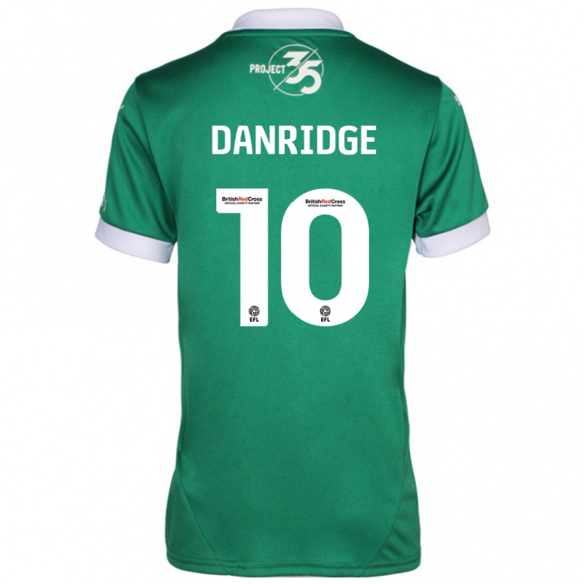 Kandiny Herren Rebecca Danridge #10 Grün Weiß Heimtrikot Trikot 2024/25 T-Shirt