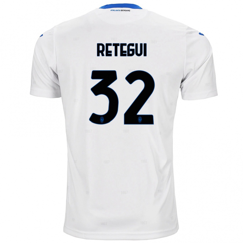 Kandiny Herren Mateo Retegui #32 Weiß Auswärtstrikot Trikot 2024/25 T-Shirt