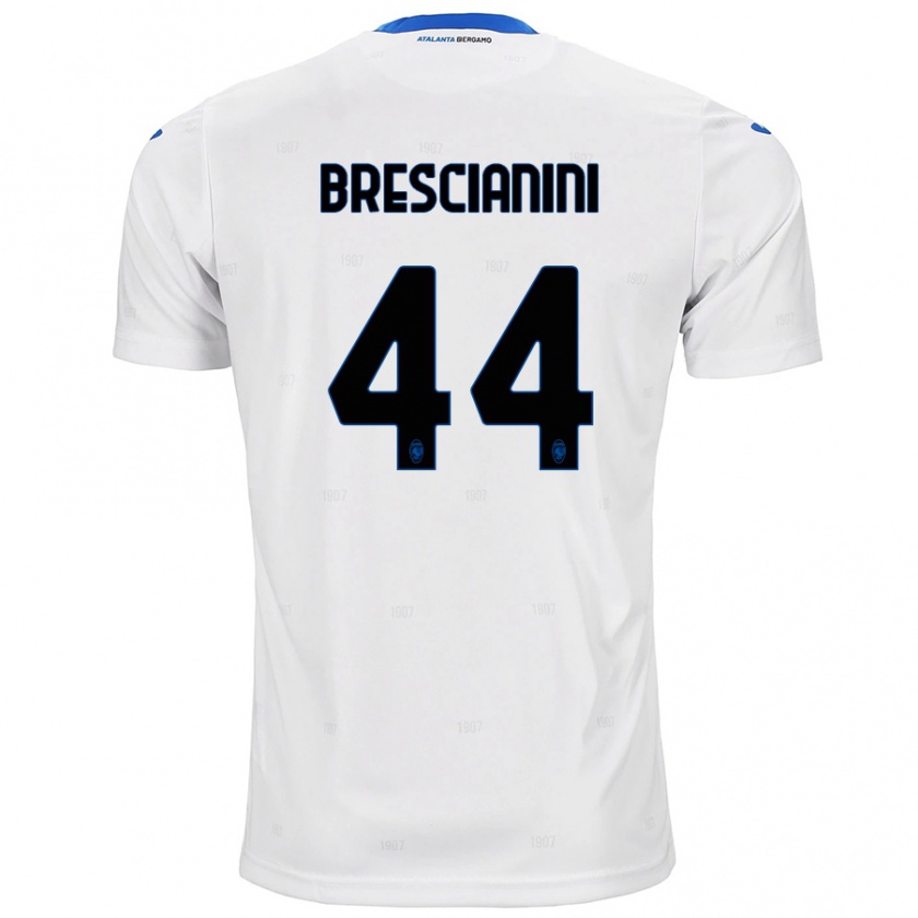 Kandiny Herren Marco Brescianini #44 Weiß Auswärtstrikot Trikot 2024/25 T-Shirt