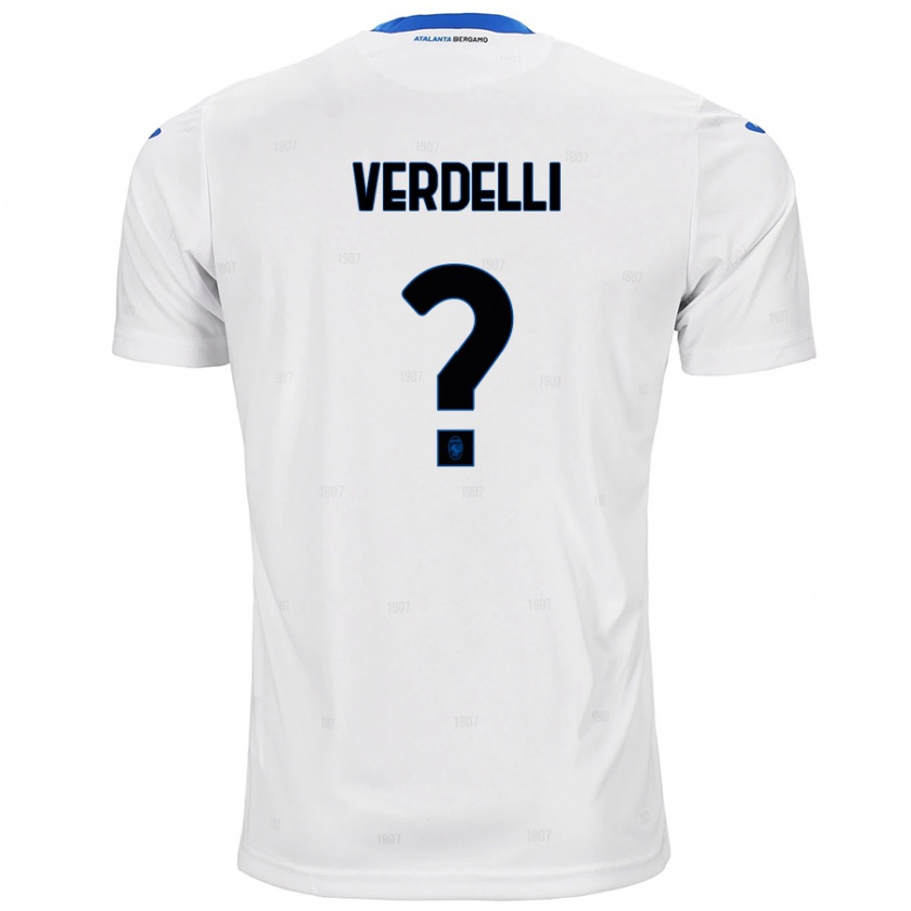 Kandiny Herren Davide Verdelli #0 Weiß Auswärtstrikot Trikot 2024/25 T-Shirt